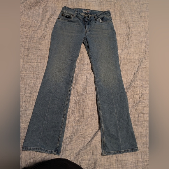 Wrangler Blue Boot Cut Jeans MENS SIze 31 X 32 - Picture 1 of 7
